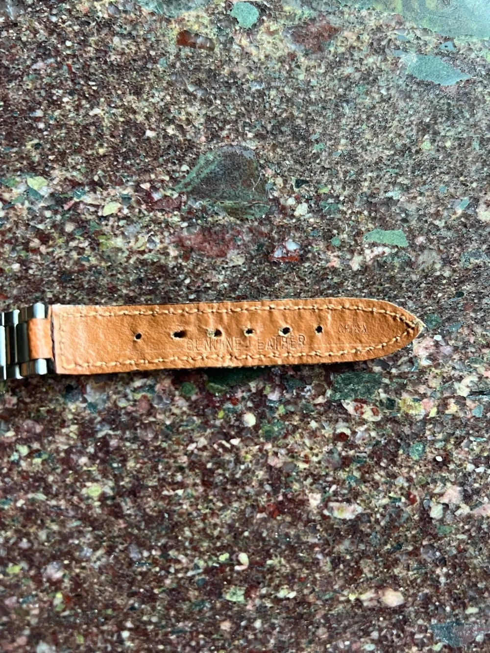 Express Leather Wristwatch